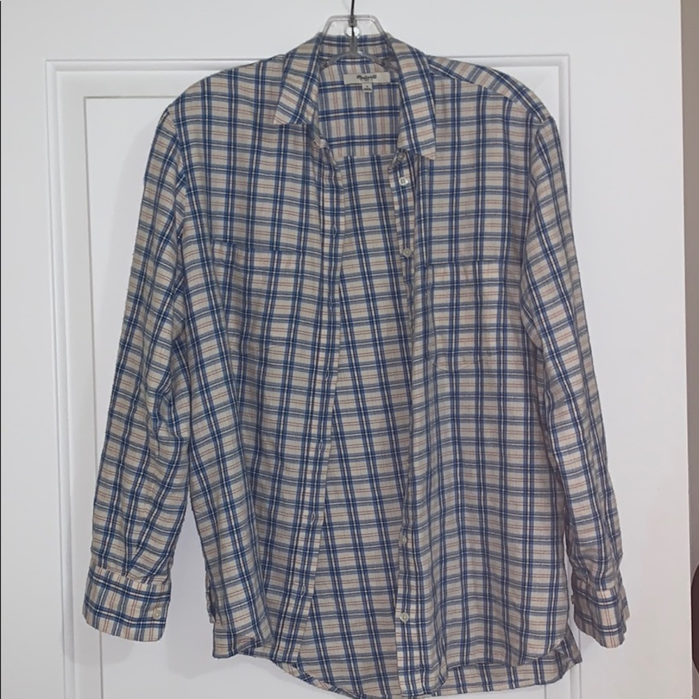 Madewell Plaid NWOT